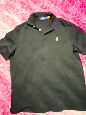 Black Ralph Lauren Polo Shirt - Men's M/L, Classic Fit