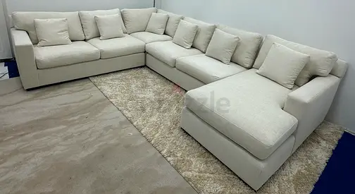 Perfect condition crate&barrel Ushape sofa