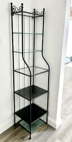 IKEA  Black shelves unit- excellent condition
