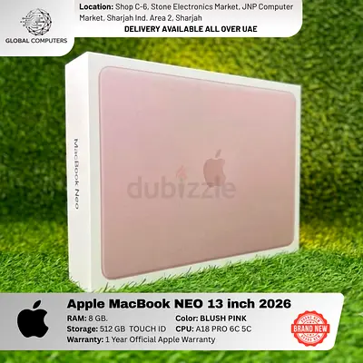 Apple Macbook Neo 13 inch 2026 8GB 512GB Blush Pink Brand New Sealed