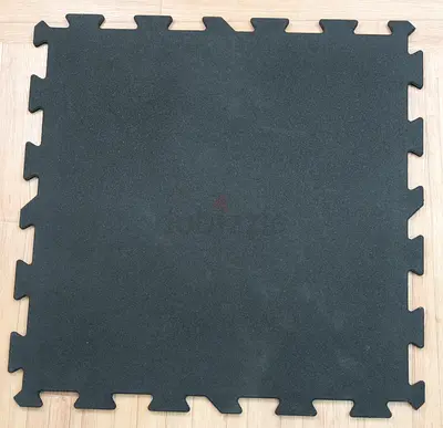 Interlocking Gym Rubber Floor Mat | 1m x 1m | 15 mm Thickness | only 16 pcs available