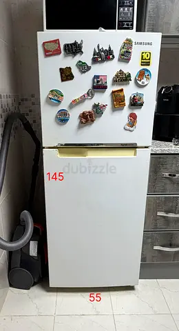 Used Samsung Top-Freezer Refrigerator – White, 145cm