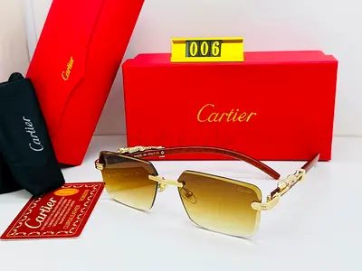 Cartier framless clean glasses with box