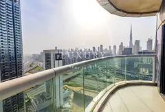 Furnished 3BR | 3 Huge Balcony I Burj Khalifa View