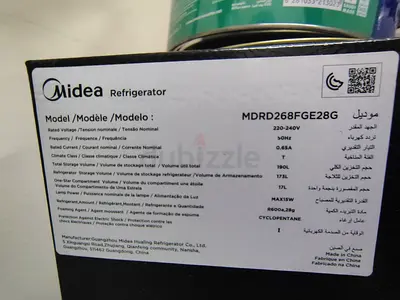 Midea Refrigerator MDRD268FGE28G - 190L, Good Working Condition