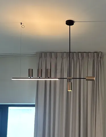 Modern Minimalist Multi Light Ceiling Fixture