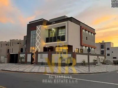 Direct from Owner | Luxury Corner Villa for Sale in Al Yasmeen | Next to the Mosque | 5 Master Bedrooms | G+1 + Rooftop | Registration Fees & Central