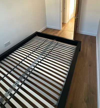 Ikea Queen size bed with mattress available in perfect condition