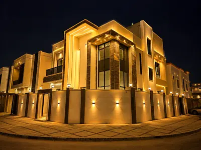 ✨ Luxury Villa for Rent in Al Yasmeen, Ajman | First Occupant | Corner Unit (Two-Street Frontage) | Central A/C | AED 150,000 ✨ An exceptional opportunity to rent a brand-new villa featuring modern de