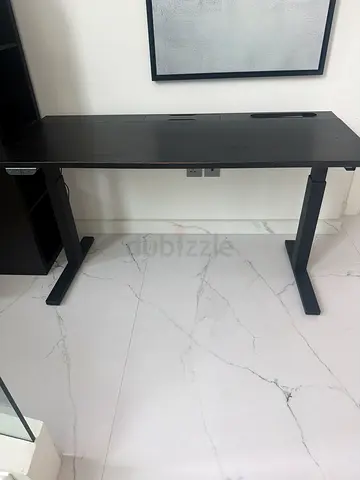 IKEA UTMANING Electric Height-Adjustable Gaming Desk 120x80 cm - Black
