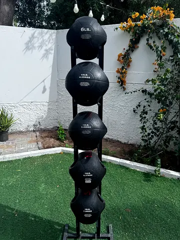 Full weight set with stand