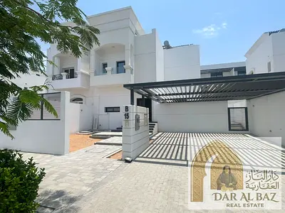 Villa for annual rent in the most beautiful location, Al Hamriya. 3 master bedrooms, maid's room with master suite, 5 bathrooms, 2 covered parking spa