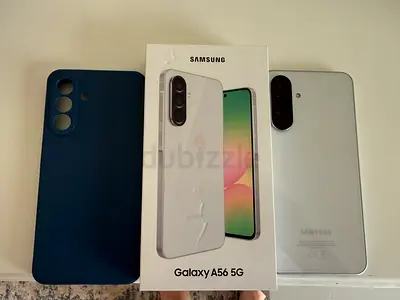 Samsung A56 256gb 8gb gray color TDRA used in same new conditions 1100 dhs.