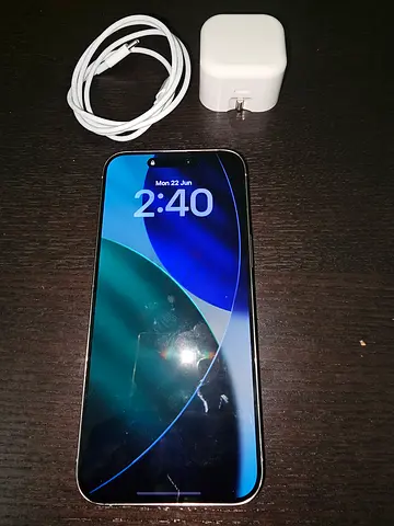 Iphone 15 pro max 256 LLA Dual physical sim just Display msg battery 89% health conditon 10/9.5