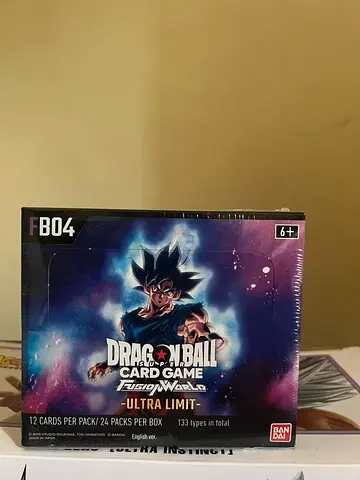Dragon Ball Super Card Game - Fusion Wars Ultra Limit Booster Box (Sealed) -FB04