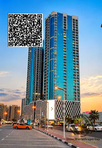 1 bedroom and living room for sale in Al Waha Towers with premium finishes, ready to move in, with