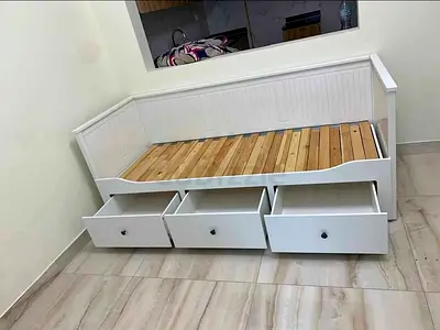 Ikea Malm bed with mattress queen size