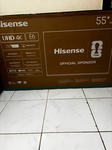 Hisense 55" 4K UHD TV (boxed) - Good condition