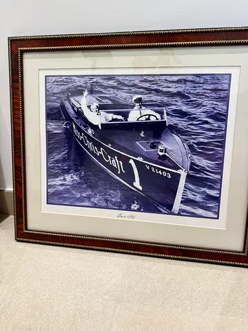 Vintage Chris-Craft “The Mariners” (1935) – Premium Framed Nautical Artwork