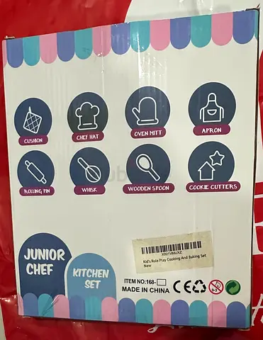 Junior Chef Kids Role Play Kitchen & Baking Set - New