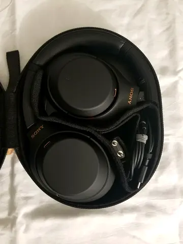 Sony WH-1000XM4 Noise Canceling Headphones with Case