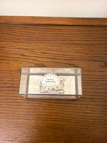 Small Silver Car Model in Display Case - Decorative Collectible