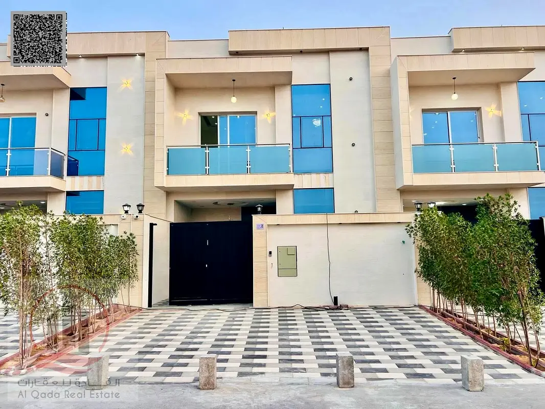 للبيع فيلا بعجمان الزاهيه شامل التسجيل تتكون من  5 غرف ماستر مجلس و صالة وغرفة خدامة  وروف تمليك حر لجميع الجنسيات وأمكانية التمويل البنكي