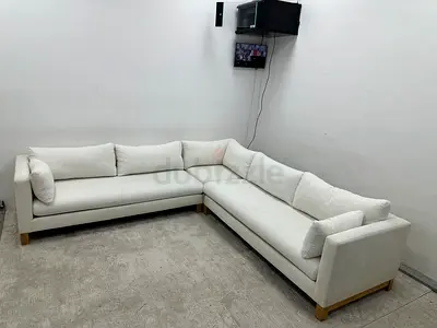 As perfect condition crate&barrel corner sofa