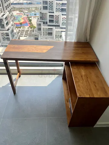 Solid Wood Rotating Desk  (OC Home) - Good Condition