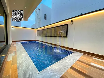 Luxury villa with swimming pool, air conditioning, electricity, and water included. 3 floors. Direct from owner. Freehold. Prime location.