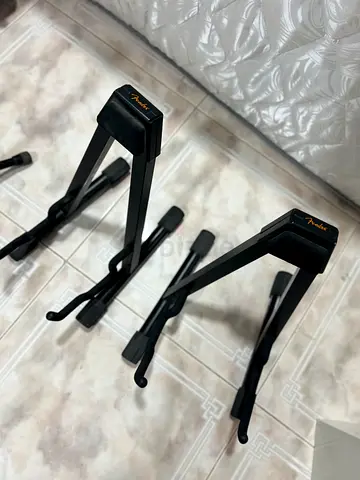 Pair of Fender Folding Guitar Stands - Lightweight, Portable