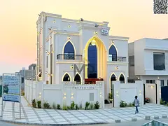 New corner villa with full stone facade and central air conditioning in a prestigious residential ar