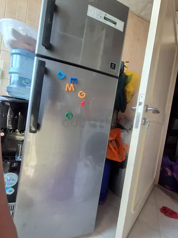 Wirpool Stainless Steel Refrigerator - Double Door, Good Working Condition