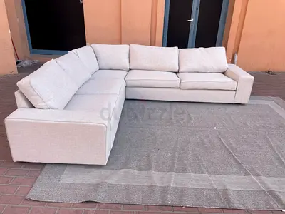 IKEA Kivik Corner Sofa Beige Excellent