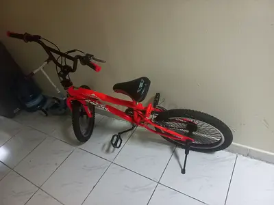 Red kids BMX-style bicycle - good condition