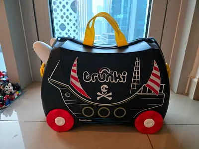 Trunki Ride-On Suitcase for Kids – Pirate Design, Good Condition