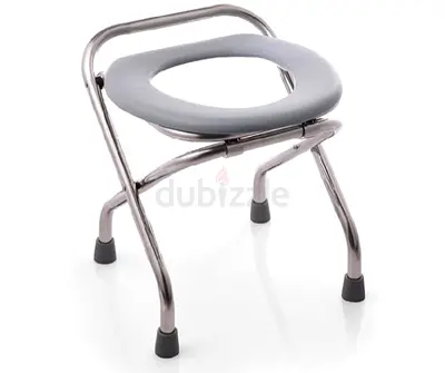 Foldable portable camping toilet