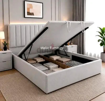 Brand New Hydraulic Storage Queen Bed Frame For Sale