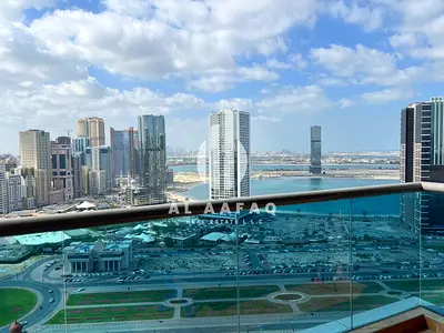 Massive 1BHK | Full Sea View | Chiller, Gym & Pool Free | Al Khan / Al Mamzar Border