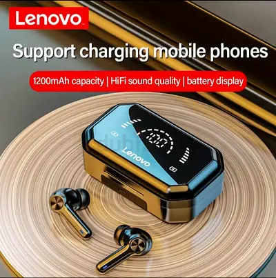 Lenovo Pro Bluetooth Earbuds Wireless Touch Control Earphone LED Display Big Battery Headphones