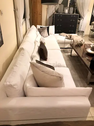 Marina Home Linen Sectional Sofa