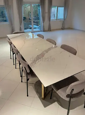 8 chairs marble Dinning Table for sale