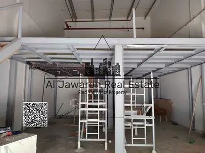 مستودع ميزانين للايجار في صناعية عجمان 1