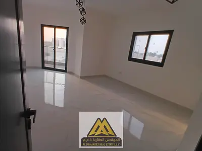 للإيجار غرفتان وصالة بالحميدية 1، 3 حمامات، بلكونة، بناية جديدة، 59,997 درهم، 6 دفعات.