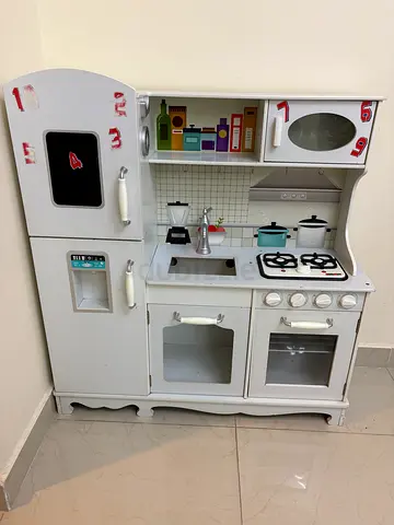 Wooden kids kitchen