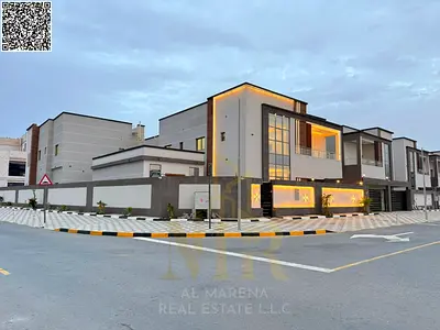 فيلا بسعر شامل رسوم الكهرباء والمياة والمكيفات على الشارع الرئيسي جاهزة للسكن بخصم خاص للكاش في أرقي مناطق عجمان تملك حر..