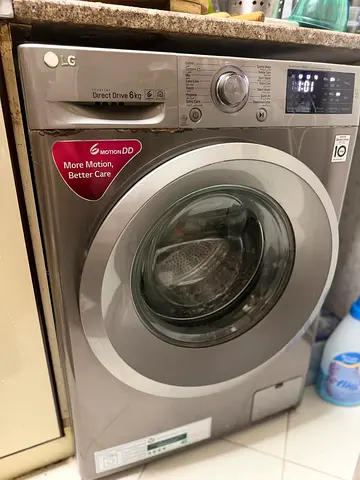LG Front Load Washing Machine 6kg Direct Drive - Good Working Condition