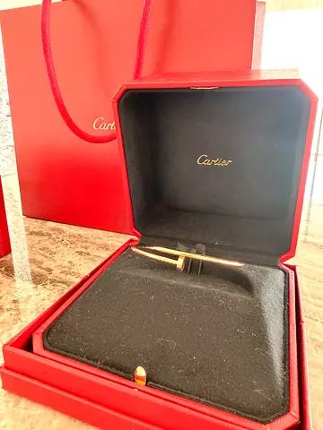Cartier Juste Un Clou bracelet in rose gold (with original box)