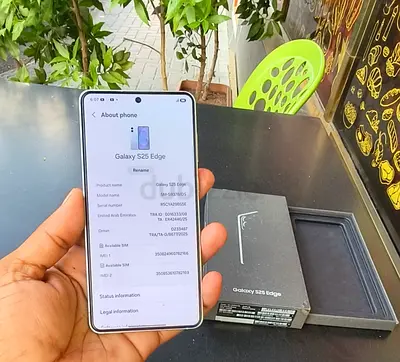 Samsung Galaxy S25 Edge TDRA 256gb - Good Condition with Box-snapdragon elite 8