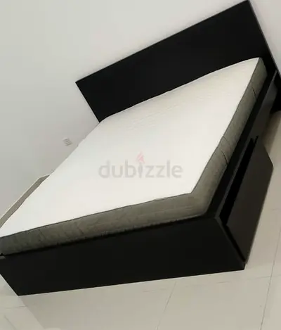 Ikea king size bed with mattress available in perfect condition